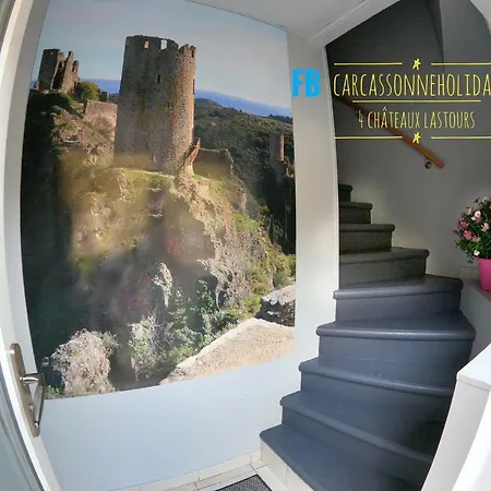 3 Star Surdespine Historic 4 Chateaux Lastours Air Conditioned Exterior photo